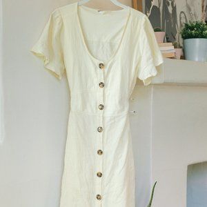 Vintage Yellow Sun Dress